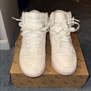 Nike Dunk High Retro PRM 'Cracked Leather Swoosh' DV0822-100